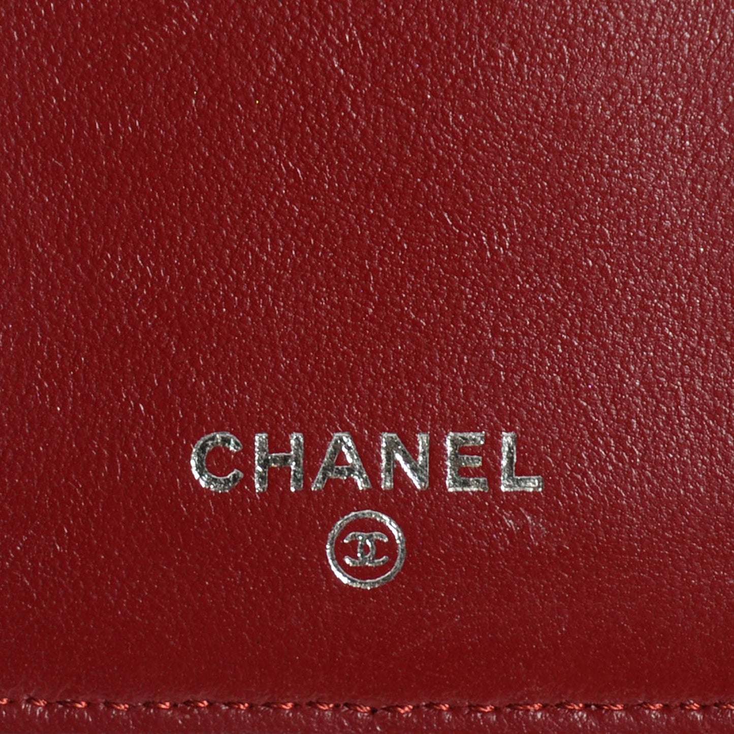 Lambskin Quilted iPhone Case Red