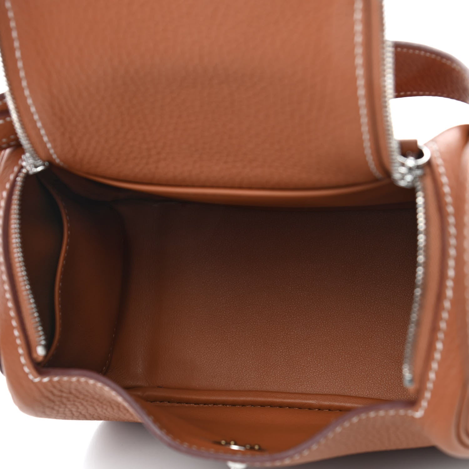 Hermes Taurillon Clemence Mini Lindy 20 Gold 8 of 8