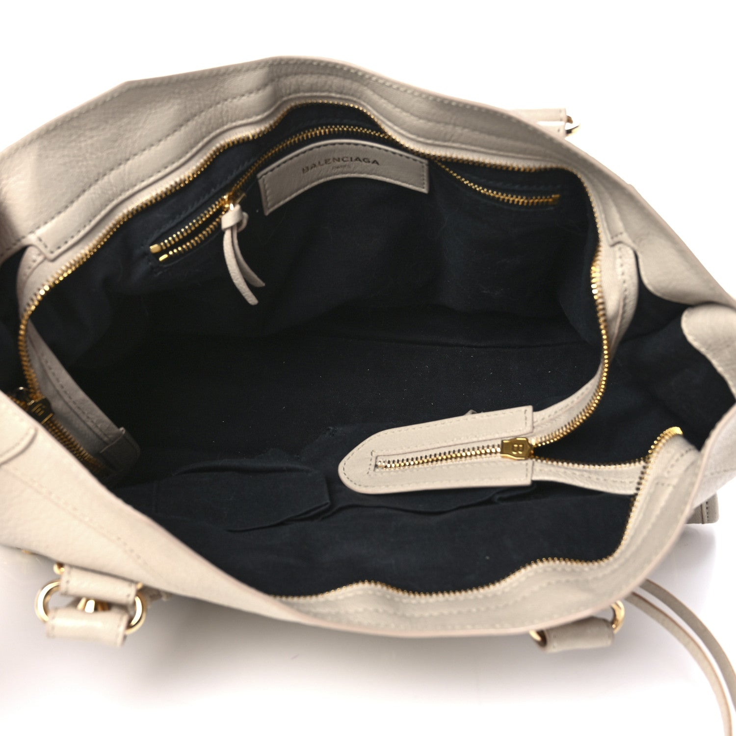 Balenciaga Chevre Gold Hardware Metallic Edge City Beige Praline 5 of 11