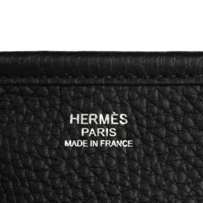 Hermes Taurillon Clemence Evelyne III PM Black 6 of 9