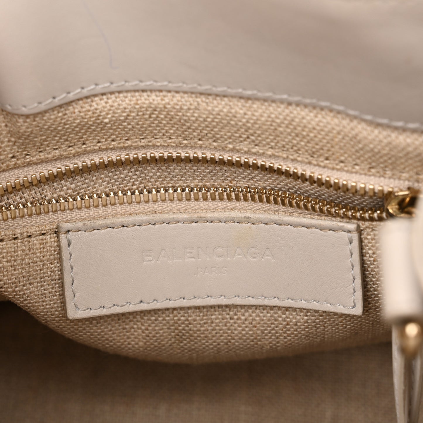 Calfskin Padlock Mini All Afternoon Tote Gris Glace