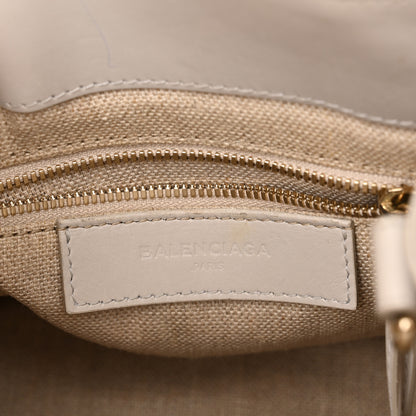 Balenciaga Calfskin Padlock Mini All Afternoon Tote Gris Glace 6 of 20