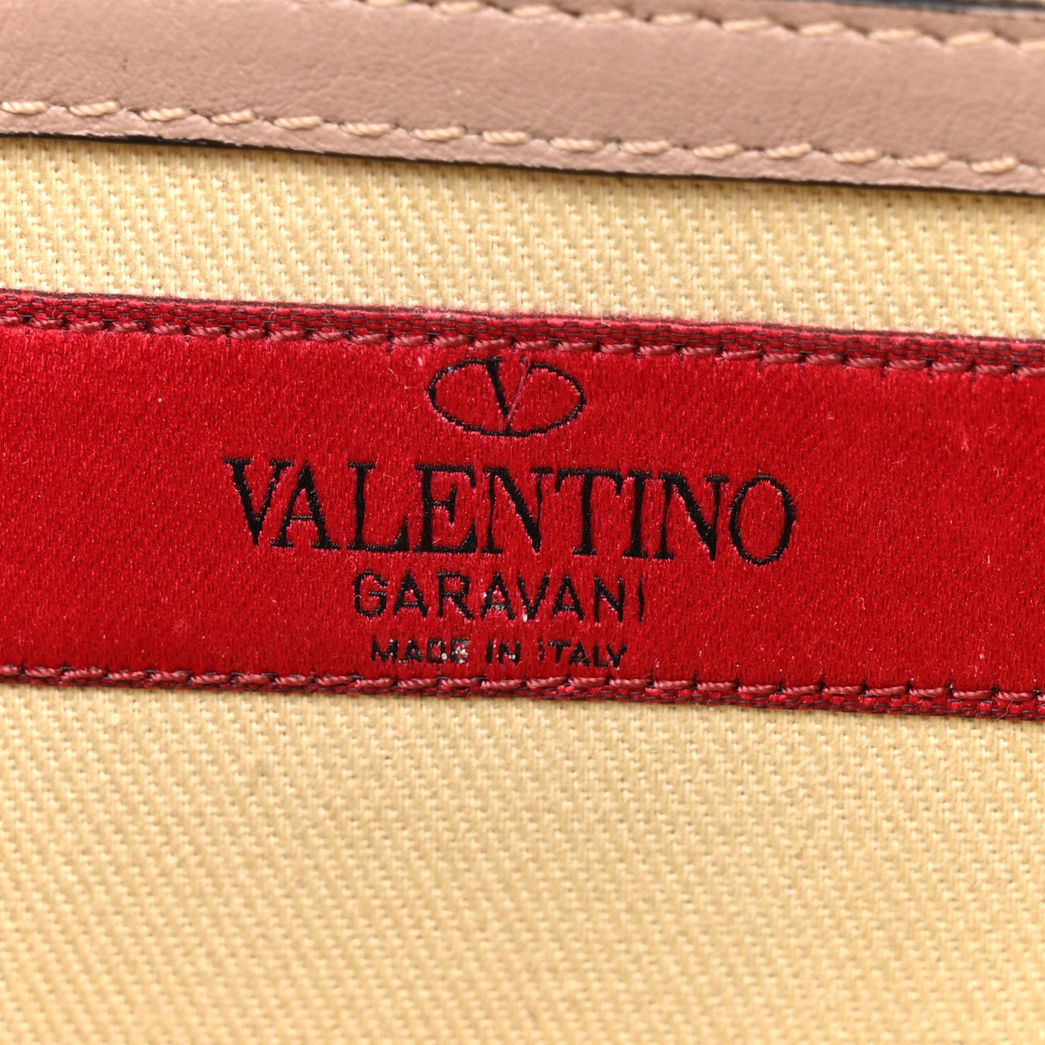 Valentino Garavani Vitello Small Glam Lock Rockstud Flap Poudre 5 of 14