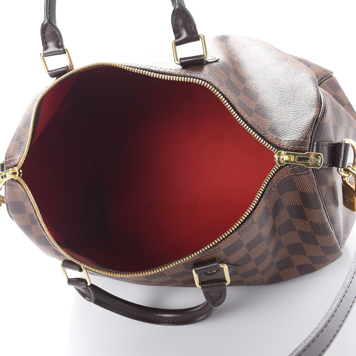 Louis Vuitton Damier Ebene Speedy Bandouliere 35 5 of 14