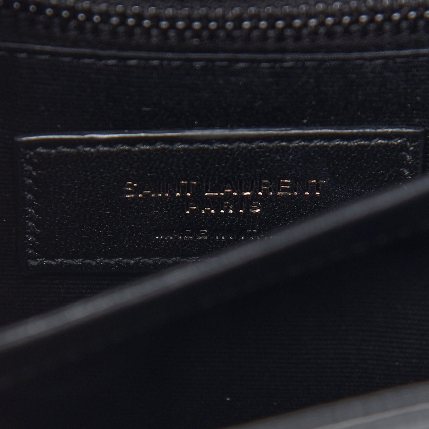 Calfskin Y Quilted Monogram Toy Loulou Crossbody Bag Black