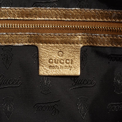 Gucci Patent Hysteria Large Clutch Metallic Gold 6 of 8