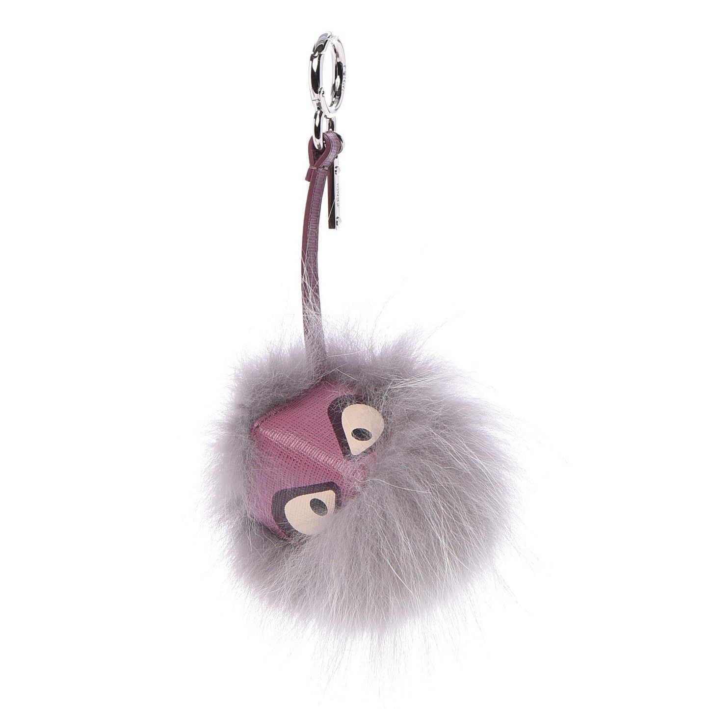 Fox Fur Jessy Jr Monster Bag Bug Charm Lilla Multicolor Perla