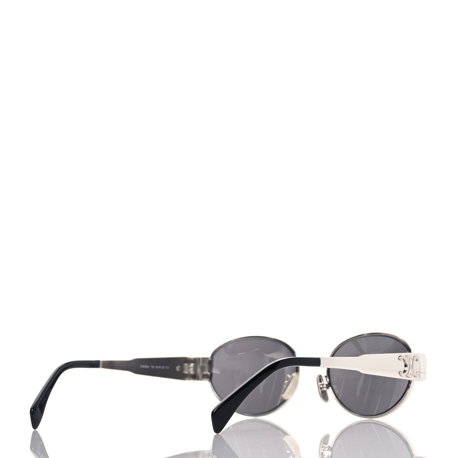 Celine Metal Triomphe 01 Sunglasses CL40235U Silver Black 4 of 8