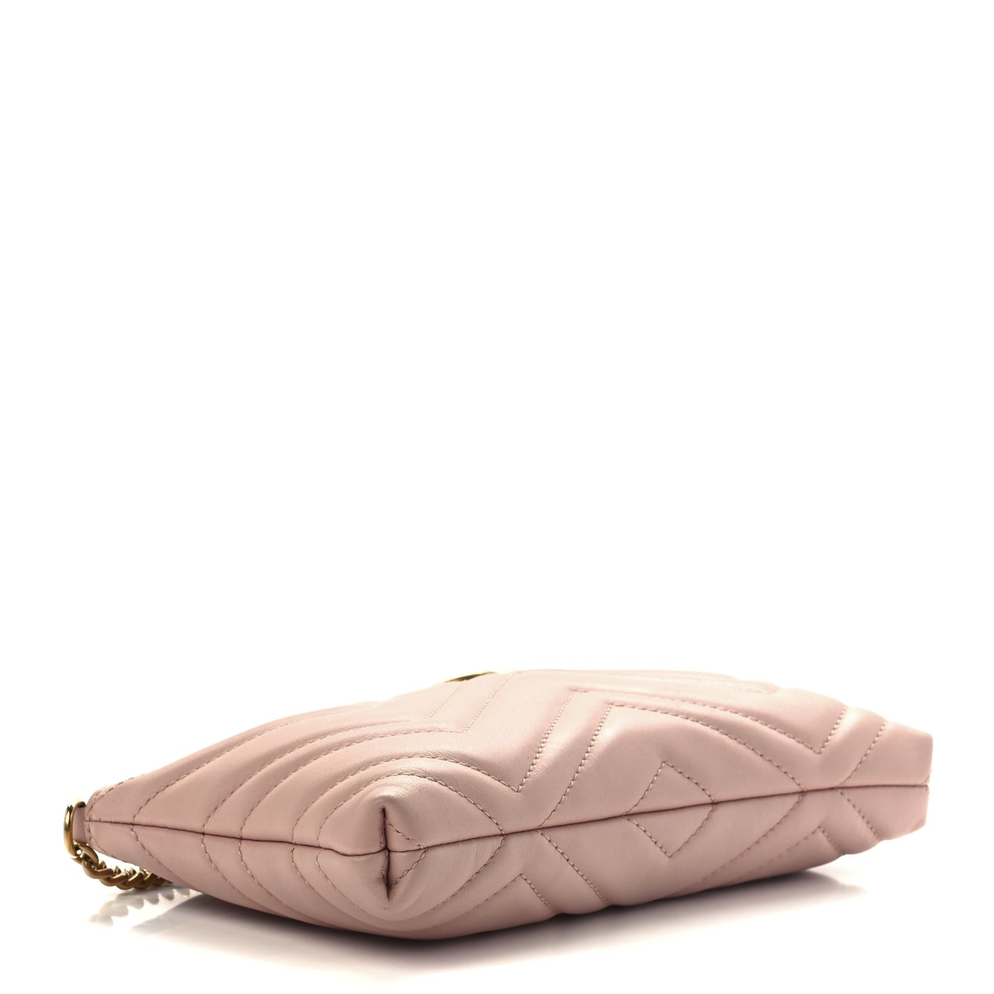 Calfskin Matelasse Mini GG Marmont Chain Bag Perfect Pink