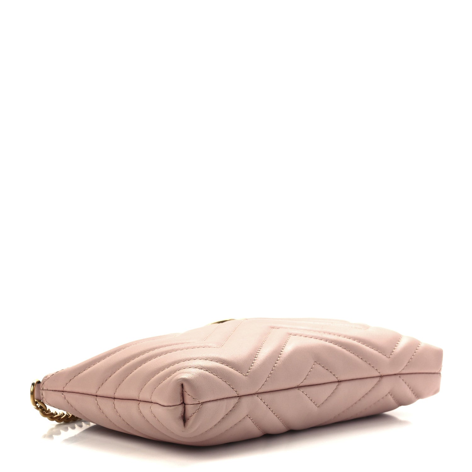 Gucci Calfskin Matelasse Mini GG Marmont Chain Bag Perfect Pink 4 of 10