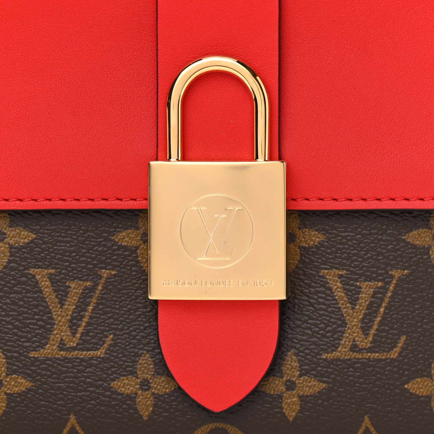 Louis Vuitton Monogram Locky BB Coquelicot 7 of 9