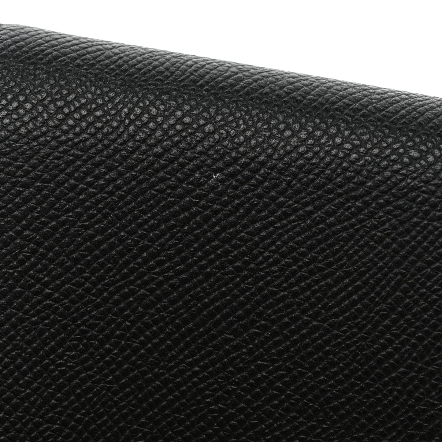 Grained Calfskin BB Thin Money Wallet Black