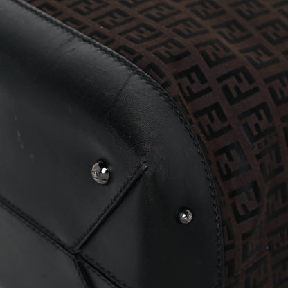 Fendi Zucchino Tote Dark Brown 9 of 13