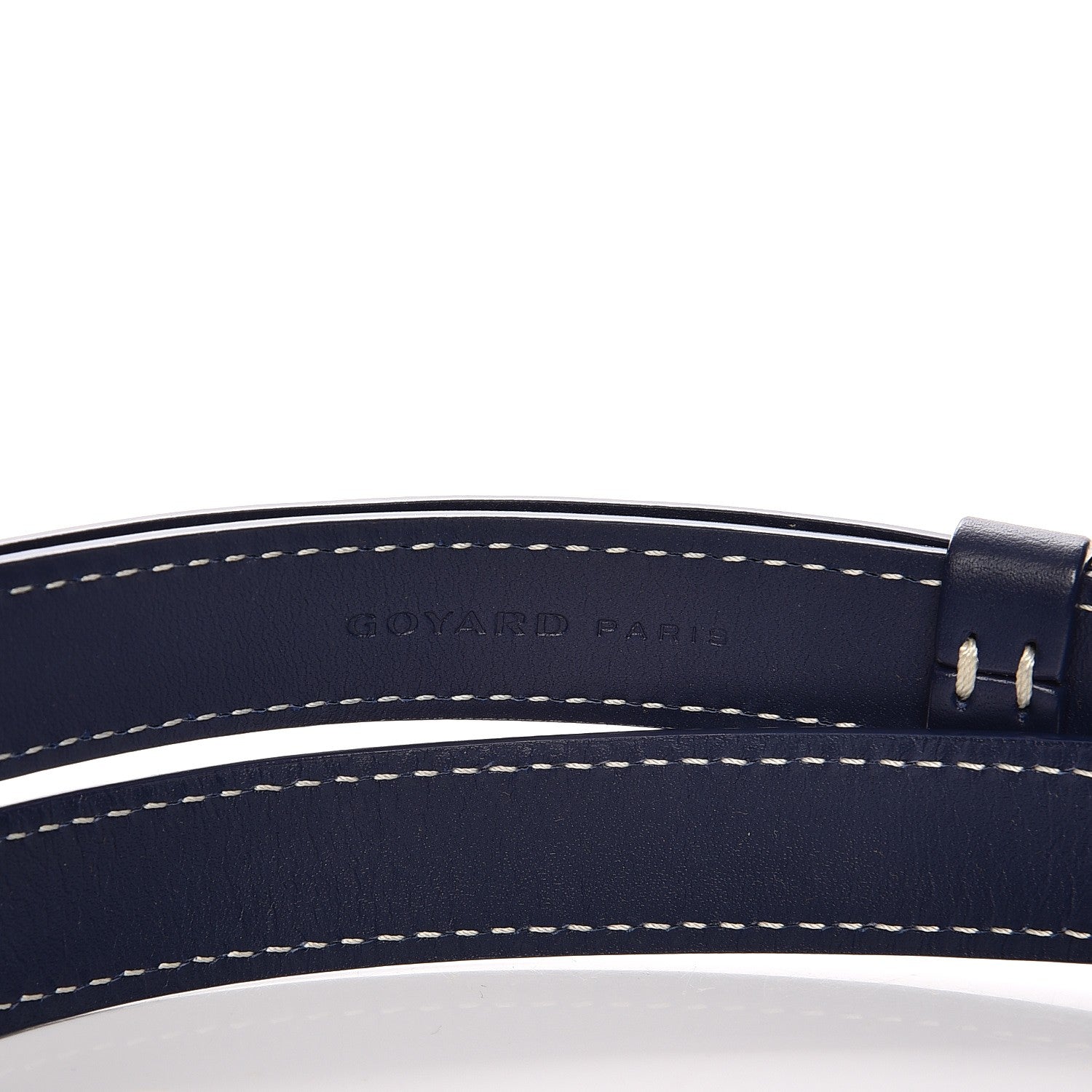 Goyard Calfskin Shoulder Strap Navy Blue 5 of 5