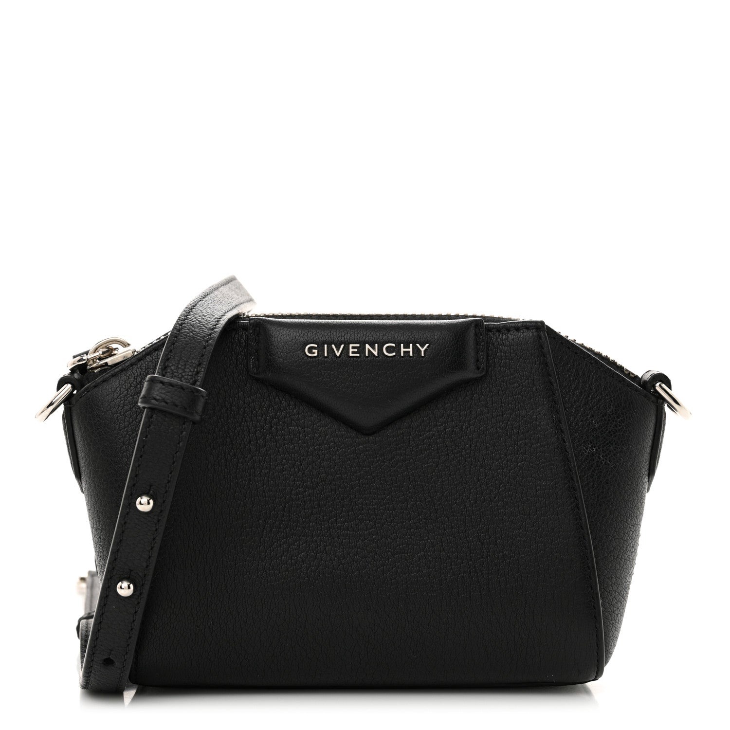Givenchy Sugar Goatskin Nano Antigona Black 1 of 11