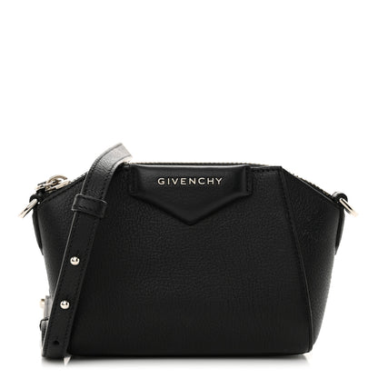 Givenchy Sugar Goatskin Nano Antigona Black 1 of 11