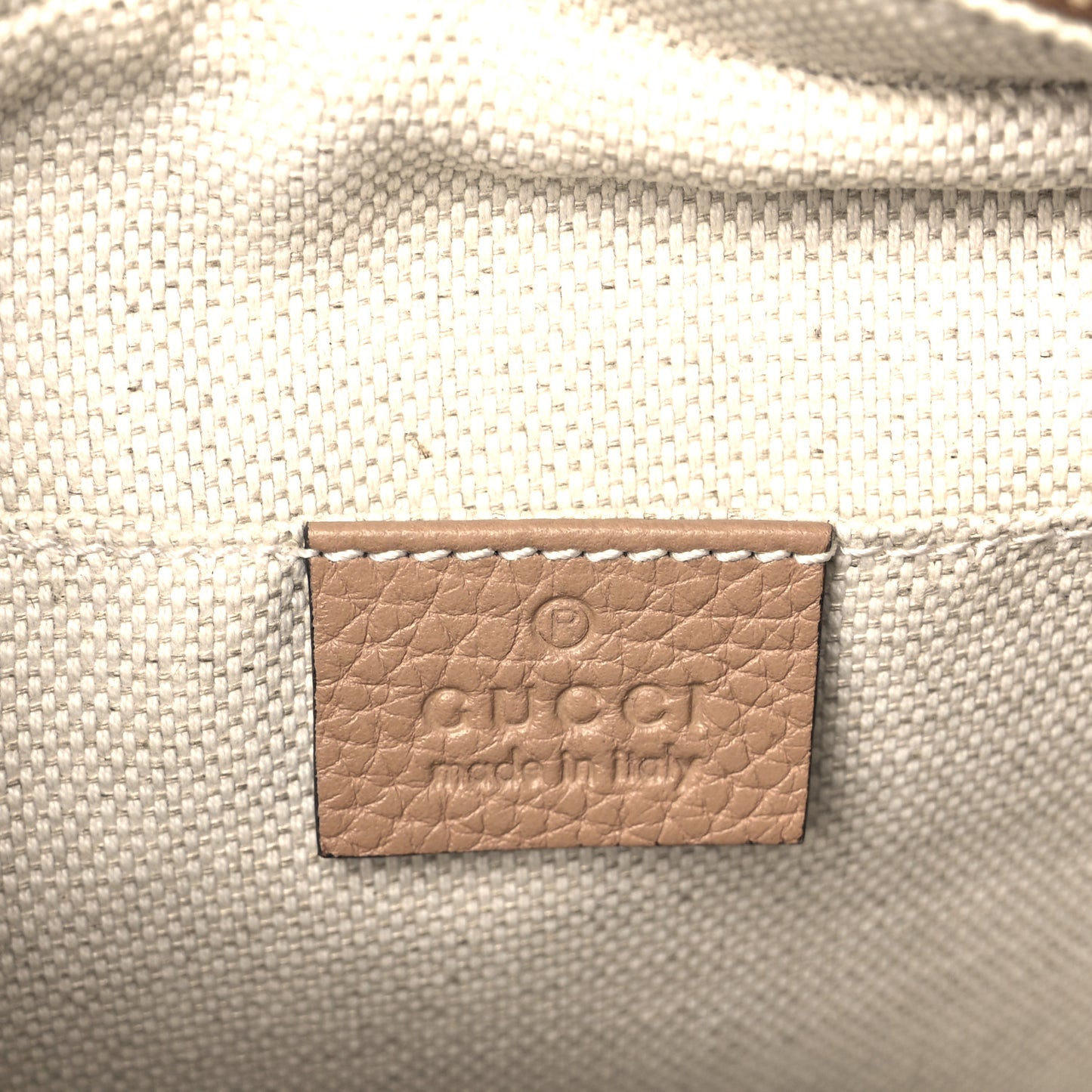 Pebbled Calfskin Small Soho Disco Bag Rose Beige