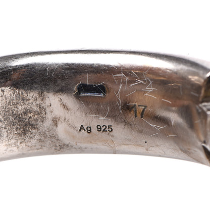 Gucci Sterling Silver Horsebit Bracelet Gold 5 of 5