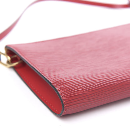 Louis Vuitton Epi Pochette Accessories 24 Castillan Red 6 of 9