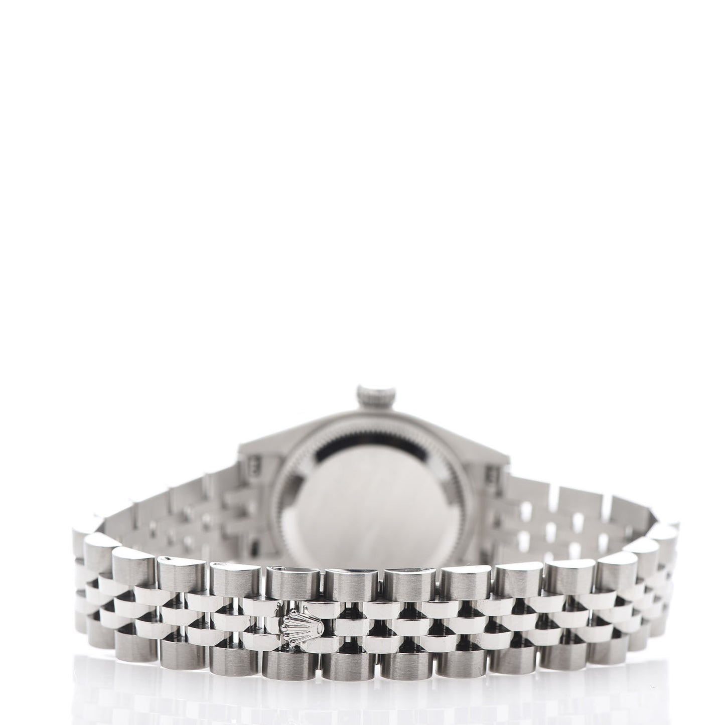 Stainless Steel 18K White Gold Diamond 26mm Oyster Perpetual Datejust Watch Silver 179174