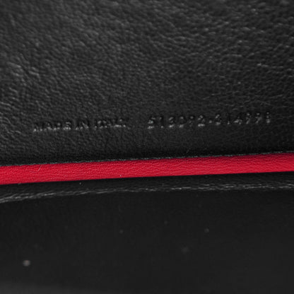 Saint Laurent Calfskin Classic Y Ligne Zip Around Wallet Red 7 of 7