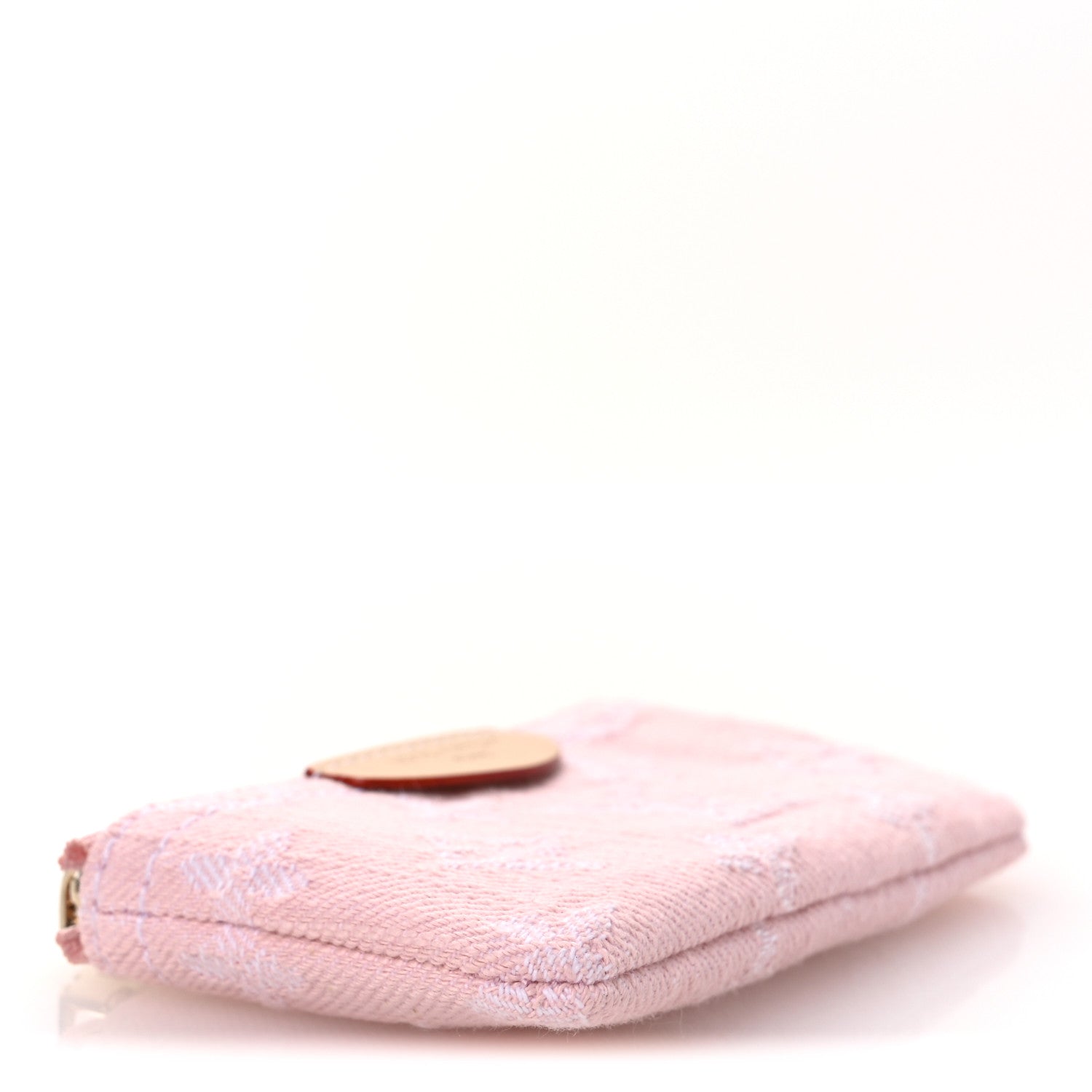 Louis Vuitton Monogram Denim Key Pouch Washed Pink 4 of 7