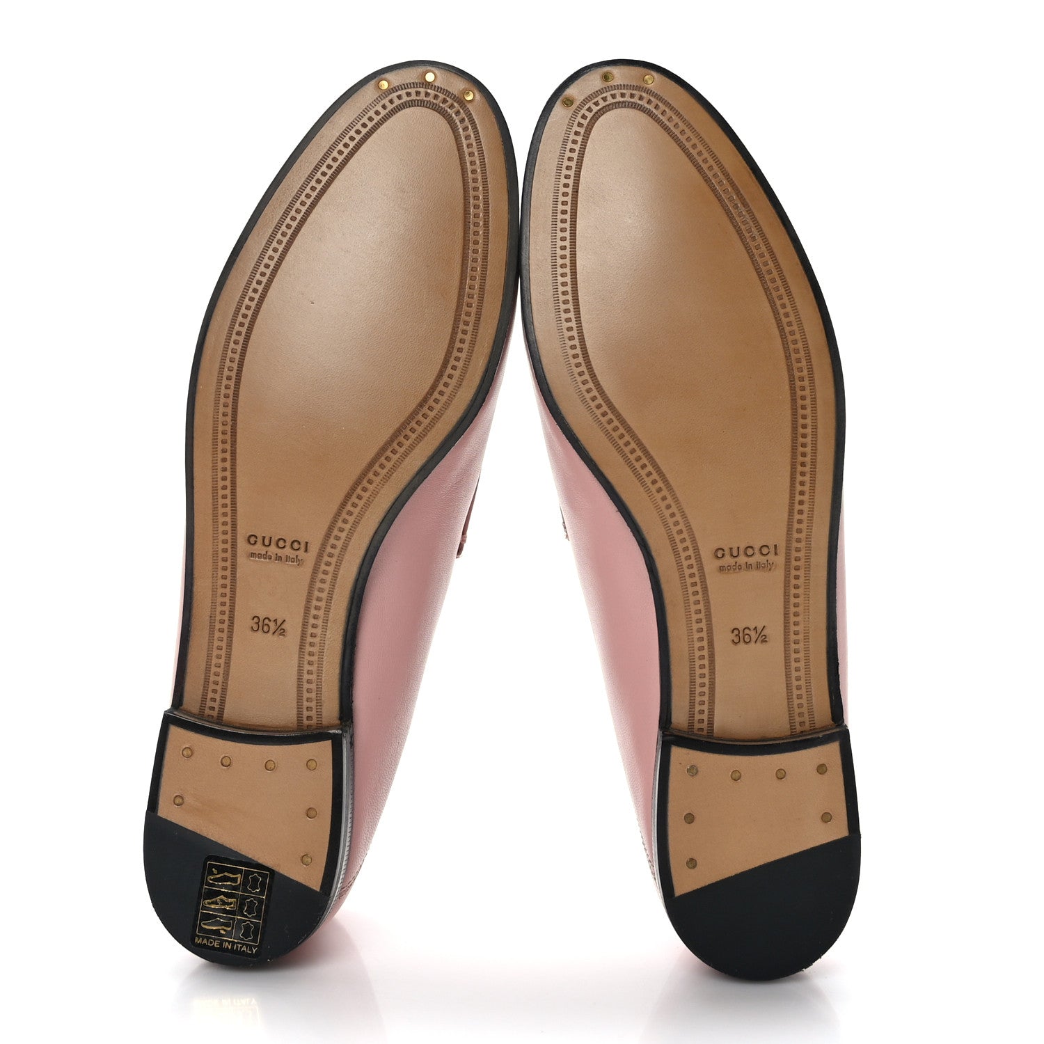 Gucci Lambskin Womens Brixton Horsebit Loafers 36.5 Perfect Pink 5 of 9