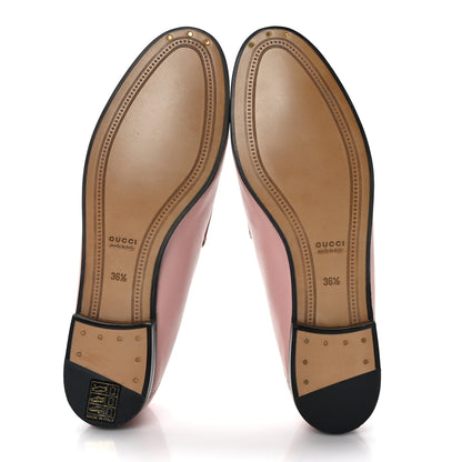 Gucci Lambskin Womens Brixton Horsebit Loafers 36.5 Perfect Pink 5 of 9
