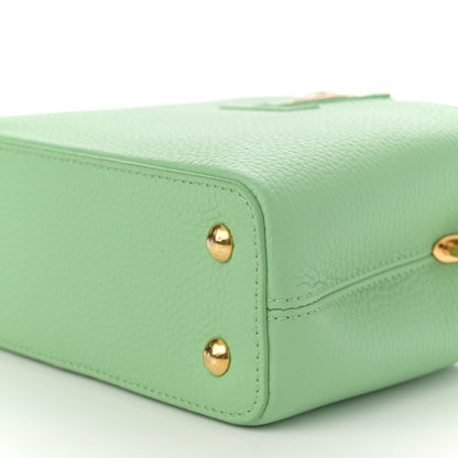 Louis Vuitton Taurillon Mini Capucines Vert Pomme 9 of 9