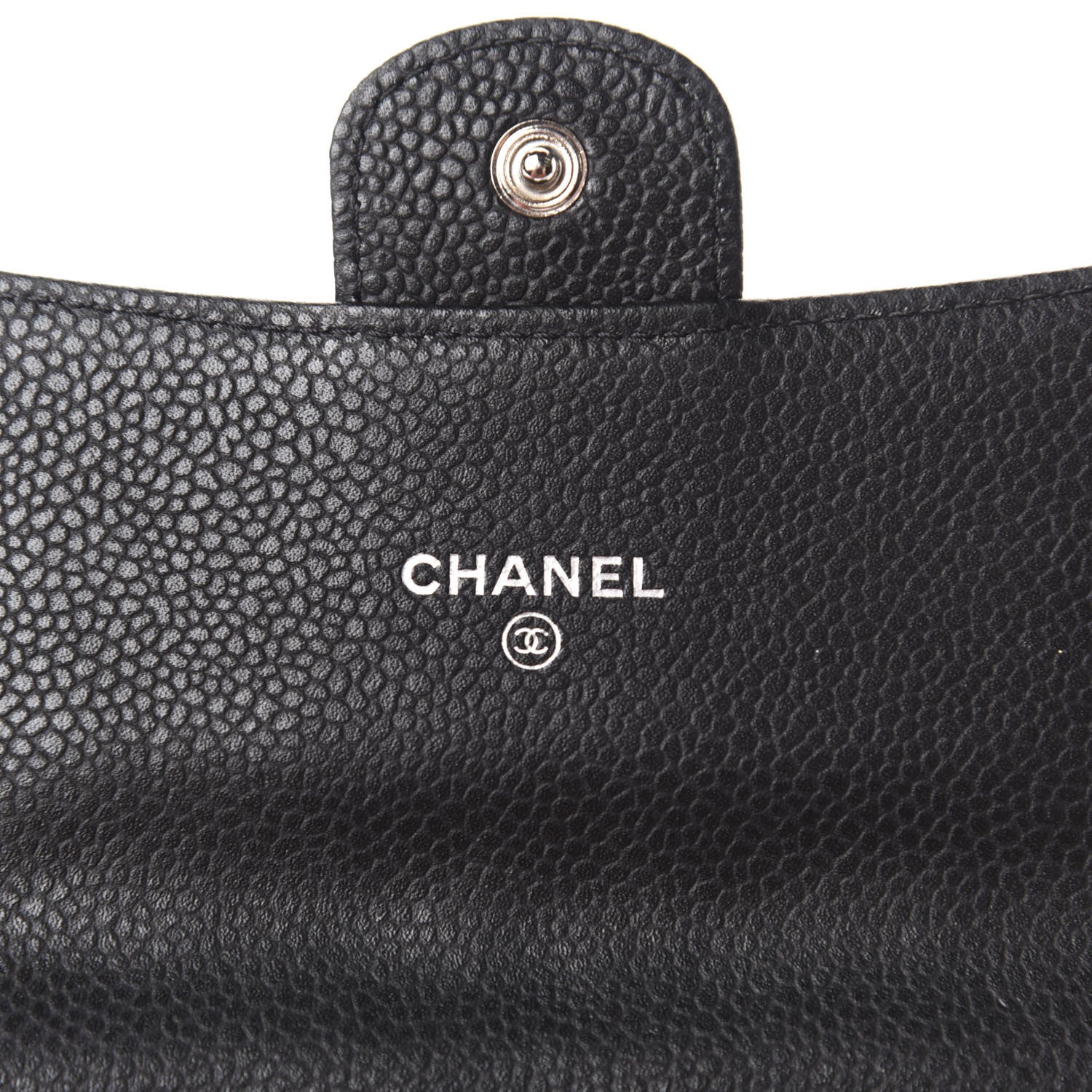 Chanel Caviar Quilted Small Flap Wallet Black 6 of 9