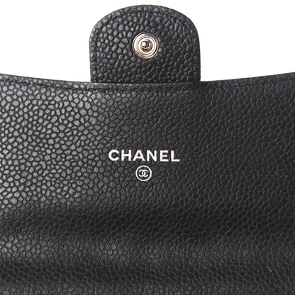 Chanel Caviar Quilted Small Flap Wallet Black 6 of 9