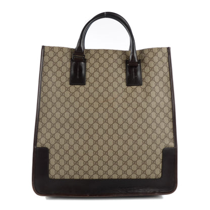 Gucci GG Plus Monogram Large Vertical Tote Dark Brown 1 of 14