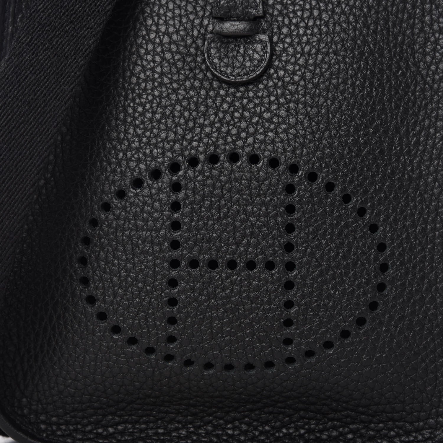 Hermes Taurillon Clemence Evelyne TPM Black 9 of 10