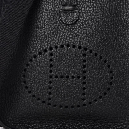 Hermes Taurillon Clemence Evelyne TPM Black 9 of 10
