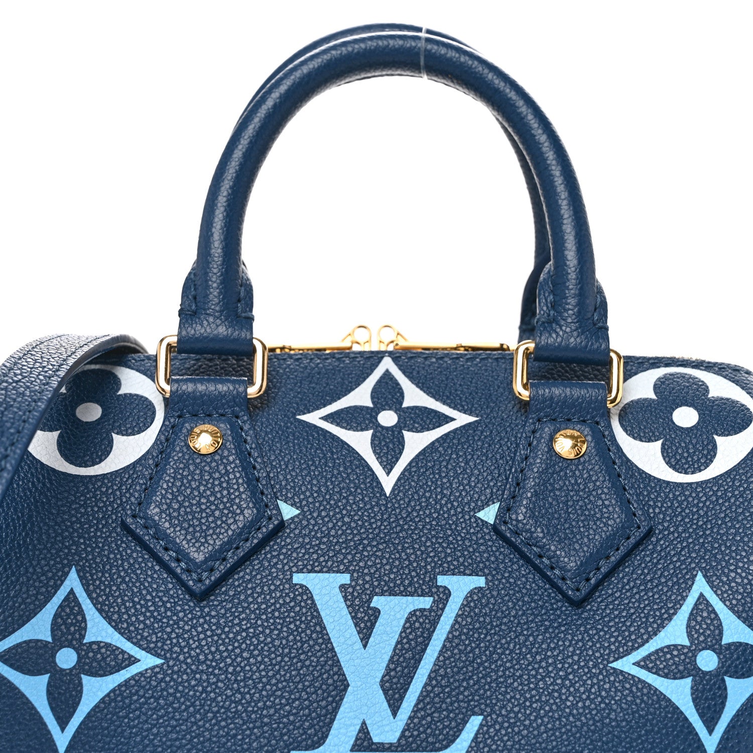 Louis Vuitton Empreinte Monogram Giant Speedy Bandouliere 20 Degrade Blue 7 of 9
