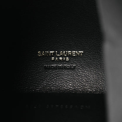 Saint Laurent Patent Pyramid Clutch Black 5 of 9