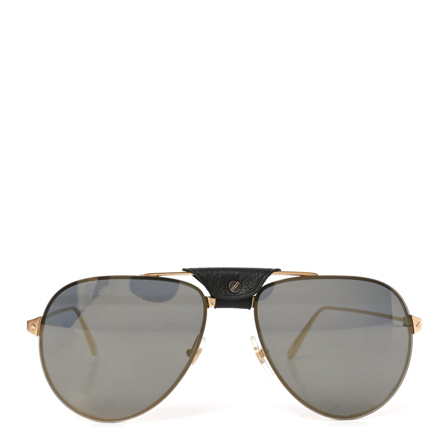 Santos De Cartier Aviator Sunglasses CT0166S Gold