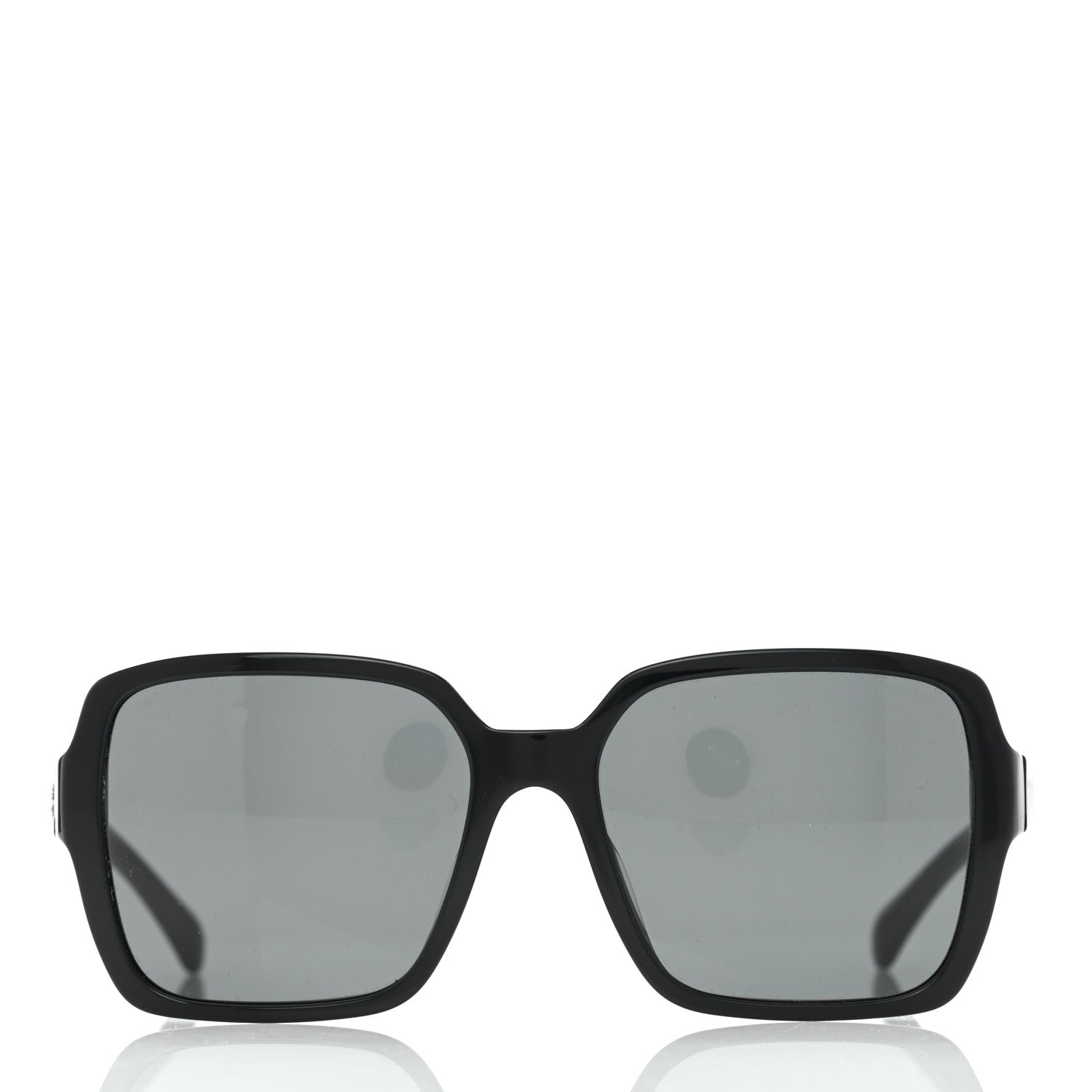 Chanel Acetate Square Sunglasses 5408-A Black 2 of 8