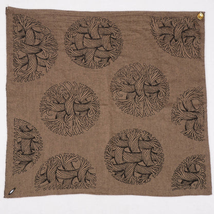 Louis Vuitton Knit Cashmere Circle Rope Bandana Brown 2 of 6