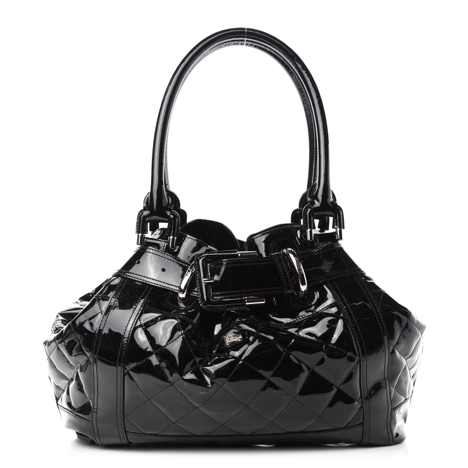 Burberry Patent Quilted Beaton Black 1 of 11