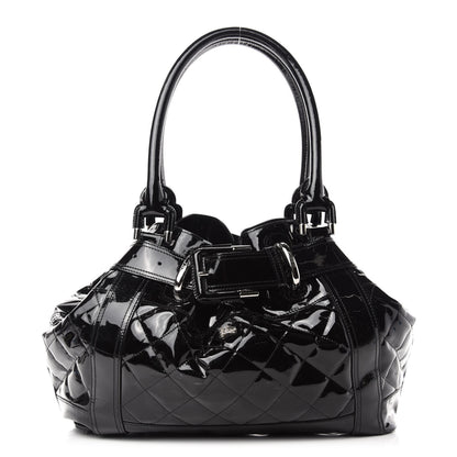 Burberry Patent Quilted Beaton Black 1 of 11