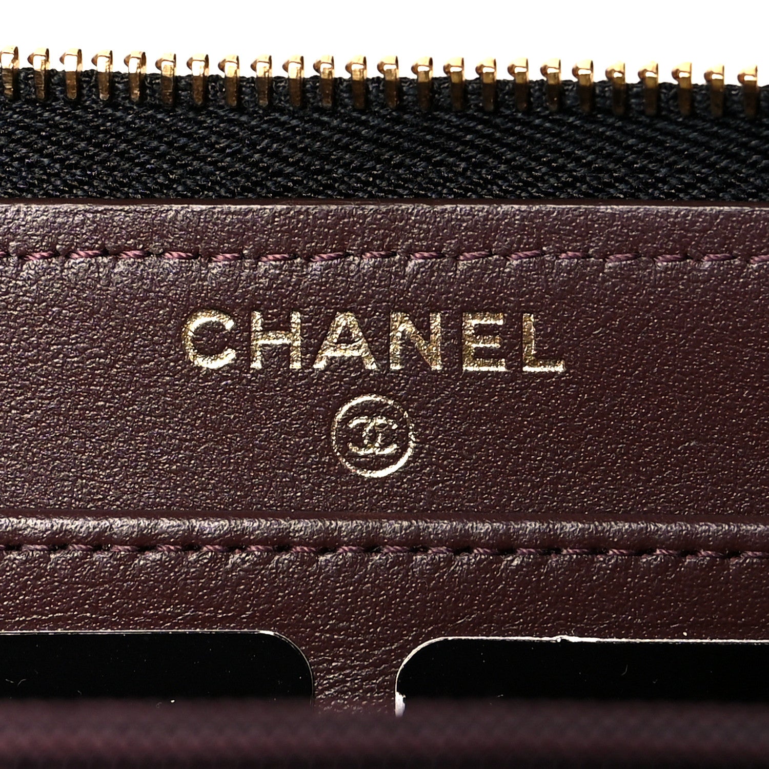 Chanel Caviar Quilted Large Gusset Zip Around Wallet Black 7 of 12