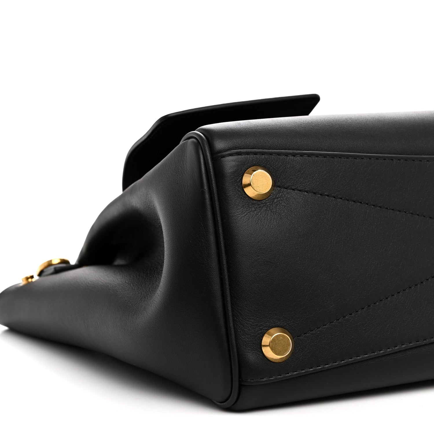 Balenciaga Smooth Calfskin Small Bel Air Carry All Bag  Black 8 of 9