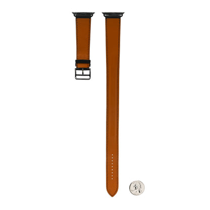 Hermes Swift 46mm Apple Watch Double Tour Strap Black 2 of 5
