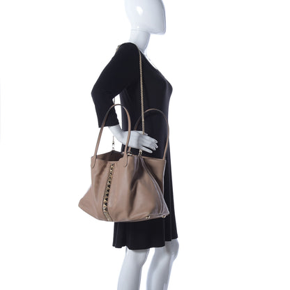 Valentino Garavani Calfskin Va Va Voom Tote Poudre 3 of 21