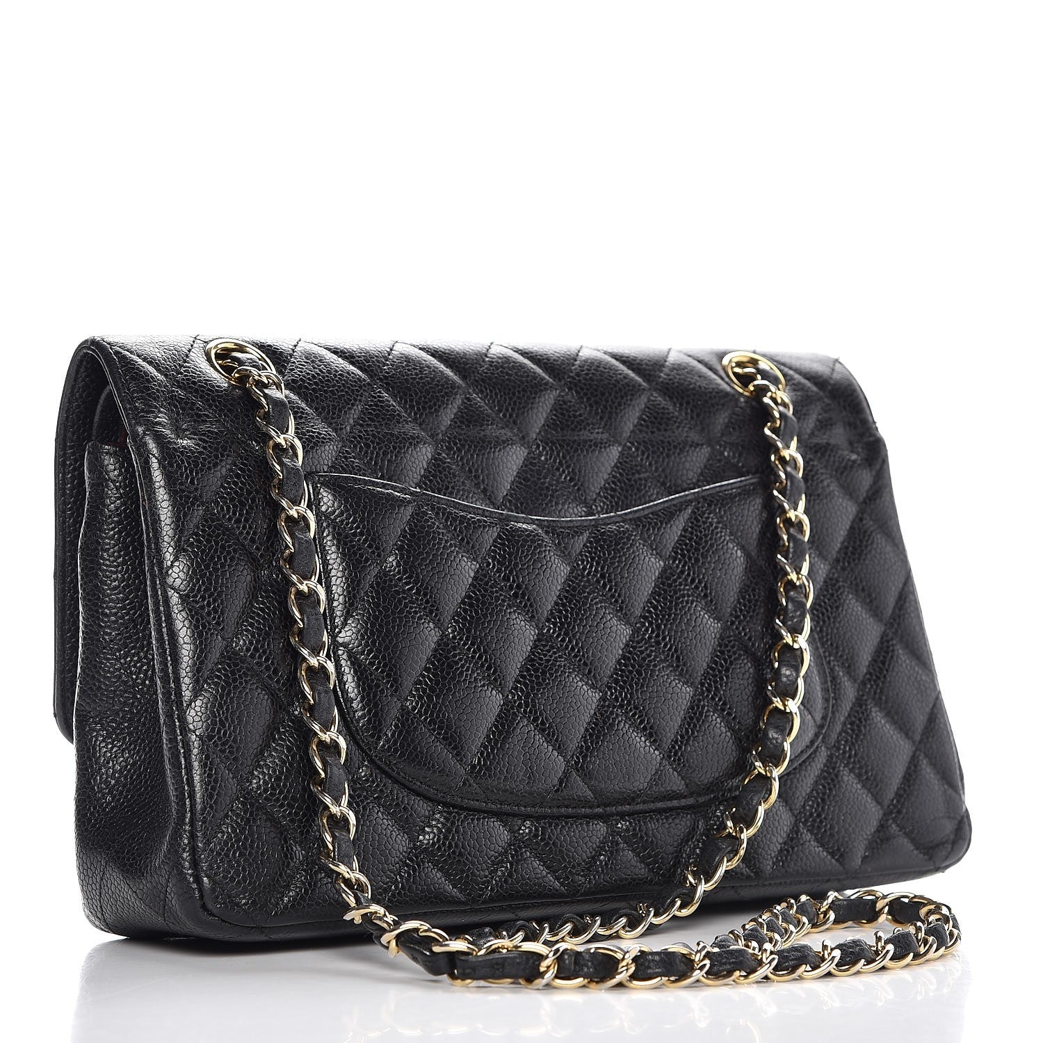 Chanel Caviar Quilted Medium Double Flap Black 3 of 11