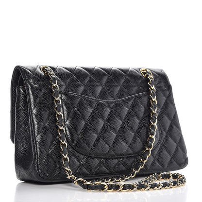 Chanel Caviar Quilted Medium Double Flap Black 3 of 11