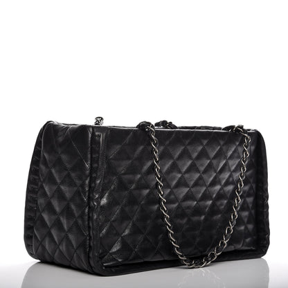 Chanel Calfskin Quilted Istanbul Small Tote Black 3 of 9