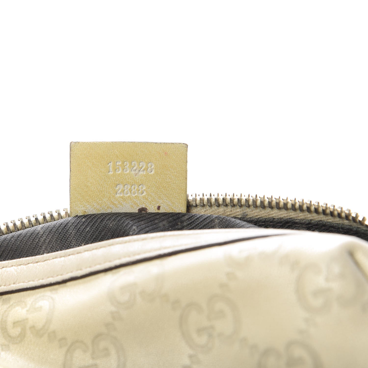 Gucci Guccissima Small Cosmetic Pouch Off White 9 of 9