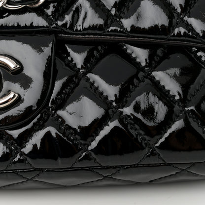 Chanel Patent Quilted Medium Single Flap Black 14 of 14